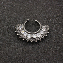 Load image into Gallery viewer, Black Hoop Nose Ring For Women - SexyBling