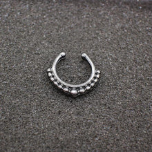 Load image into Gallery viewer, Black Hoop Nose Ring For Women - SexyBling