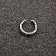 Load image into Gallery viewer, Black Hoop Nose Ring For Women - SexyBling