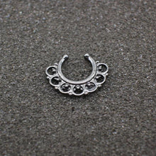 Load image into Gallery viewer, Black Hoop Nose Ring For Women - SexyBling