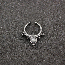 Load image into Gallery viewer, Black Hoop Nose Ring For Women - SexyBling