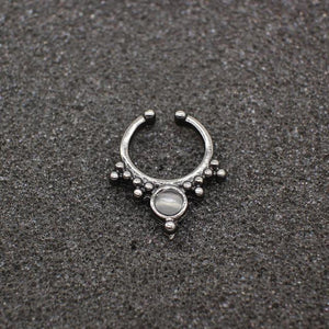 Black Hoop Nose Ring For Women - SexyBling