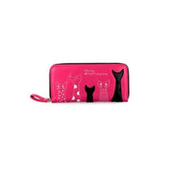 Load image into Gallery viewer, Elegant Cat Cartoon Zipper Wallet - SexyBling