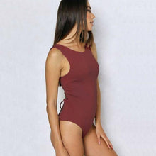 Load image into Gallery viewer, Exotic Backless Tie Up Lace Body Suit - SexyBling