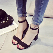 Load image into Gallery viewer, Feisty Fish Head Mid Heel Sandals - SexyBling