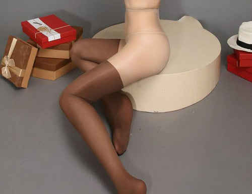 Feisty Fake Thigh High Open Crotch Stockings - SexyBling
