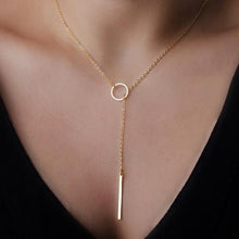 Load image into Gallery viewer, Cross Lariat Pendant Choker Necklace - SexyBling
