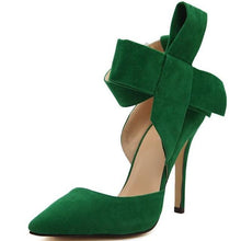 Load image into Gallery viewer, Bow Tie Plus Size Pumps - SexyBling