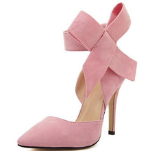 Load image into Gallery viewer, Bow Tie Plus Size Pumps - SexyBling