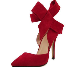 Load image into Gallery viewer, Bow Tie Plus Size Pumps - SexyBling