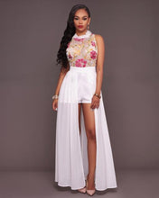 Load image into Gallery viewer, Stunning Floral Maxi Wrap Skirt Romper - SexyBling
