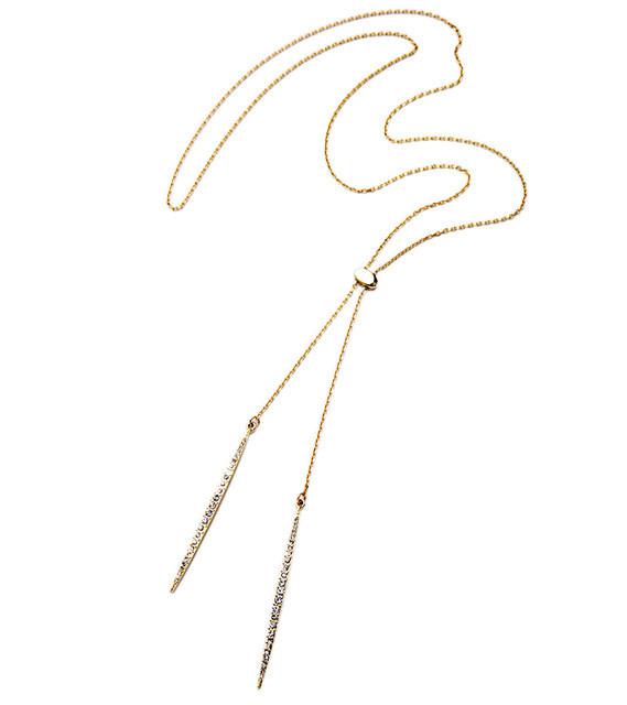 Gold/Silver Rose Gold Color Alloy Long Necklace - SexyBling