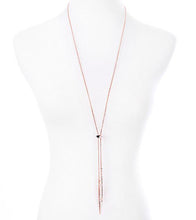 Load image into Gallery viewer, Gold/Silver Rose Gold Color Alloy Long Necklace - SexyBling