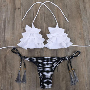 Sexy Bandage Beach Bathing Suit - SexyBling