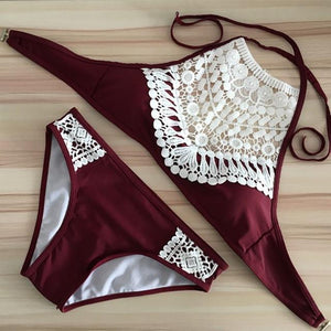 Sexy Bandage Beach Bathing Suit - SexyBling