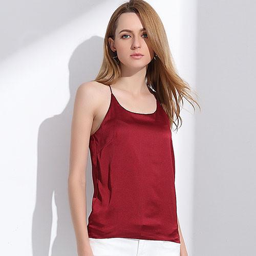 Sexy Silk Sleevless Crop Top - SexyBling
