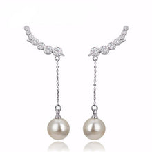 Load image into Gallery viewer, Cubic Zirconias Drop Imitation Earrings - SexyBling