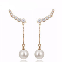Load image into Gallery viewer, Cubic Zirconias Drop Imitation Earrings - SexyBling