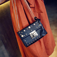 Load image into Gallery viewer, Designer Chain Stud Crossbody Clutch - SexyBling
