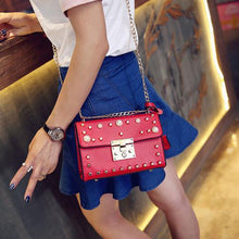Load image into Gallery viewer, Designer Chain Stud Crossbody Clutch - SexyBling