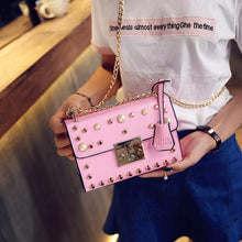 Load image into Gallery viewer, Designer Chain Stud Crossbody Clutch - SexyBling