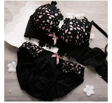 Load image into Gallery viewer, Kinky Embroided Floral Lace Bra - SexyBling