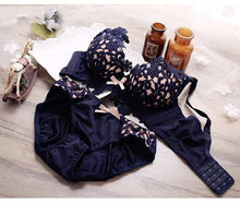 Load image into Gallery viewer, Kinky Embroided Floral Lace Bra - SexyBling