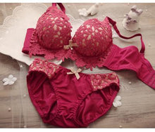 Load image into Gallery viewer, Kinky Embroided Floral Lace Bra - SexyBling