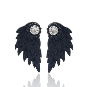 Gothic Angel Wing Earrings - SexyBling