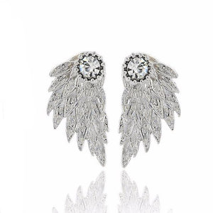 Gothic Angel Wing Earrings - SexyBling