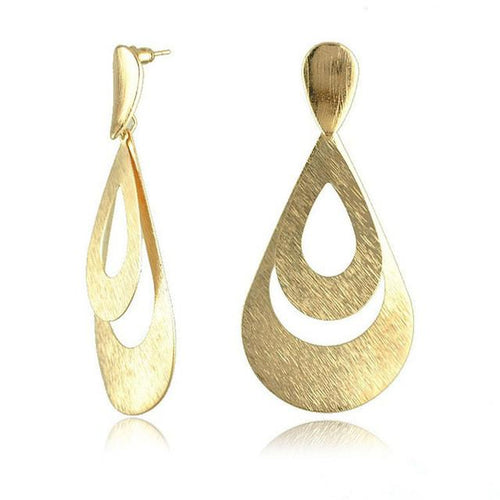 Big Leaf Water Drop Earrings - SexyBling