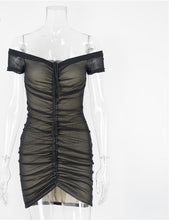Load image into Gallery viewer, Sexy Off Shoulder Lift Drawstring Bodycon - SexyBling