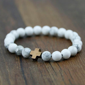 Natural Stone Spacer Bracelet - SexyBling