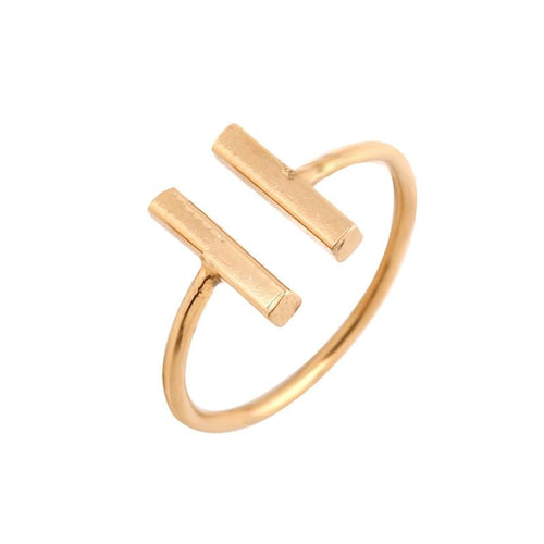 2017 New Fashion Classic Double Bars Rings - SexyBling