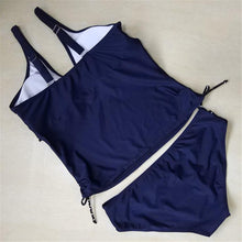 Load image into Gallery viewer, Sexy Push Up Plus Size Tankini - SexyBling