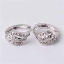 Load image into Gallery viewer, Round Crystal Cubic Zircon Earrings - SexyBling