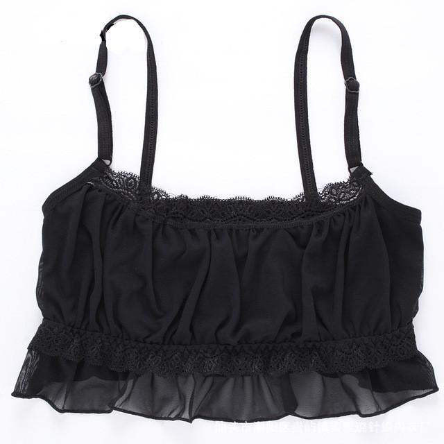 Stunning Lace Chest Strap Bralette - SexyBling