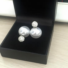 Load image into Gallery viewer, Double Side Shining Pearl Earrings - SexyBling
