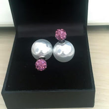 Load image into Gallery viewer, Double Side Shining Pearl Earrings - SexyBling