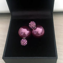 Load image into Gallery viewer, Double Side Shining Pearl Earrings - SexyBling
