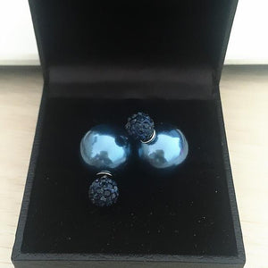 Double Side Shining Pearl Earrings - SexyBling