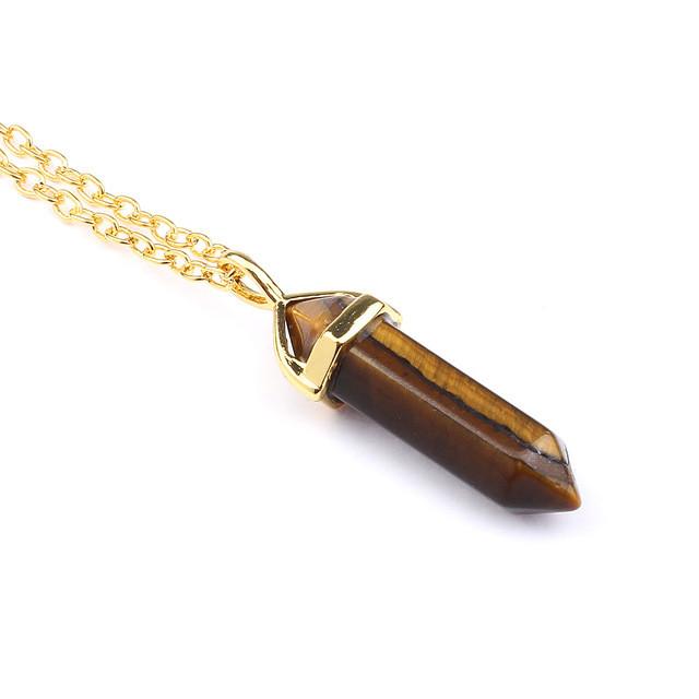 Crystal Bullet Necklace - SexyBling