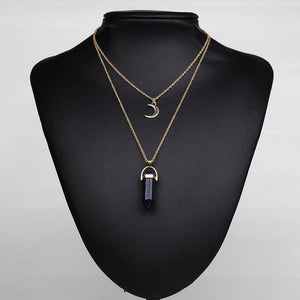 Stone Pendant Necklace - SexyBling