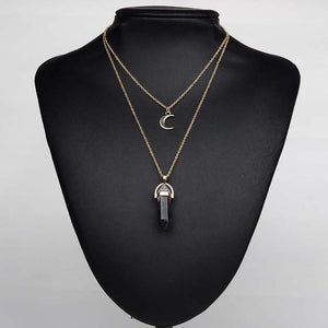 Stone Pendant Necklace - SexyBling