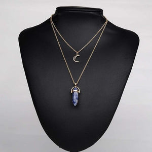 Stone Pendant Necklace - SexyBling