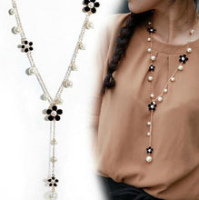 Load image into Gallery viewer, Long Flower Tassel Necklace - SexyBling