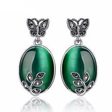 Load image into Gallery viewer, Natural Stone Retro  Rhinestone Earrings - SexyBling