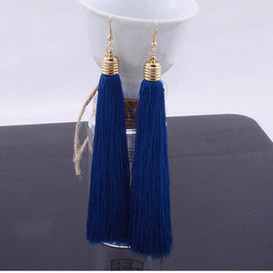 Tassel Drop Earrings - SexyBling