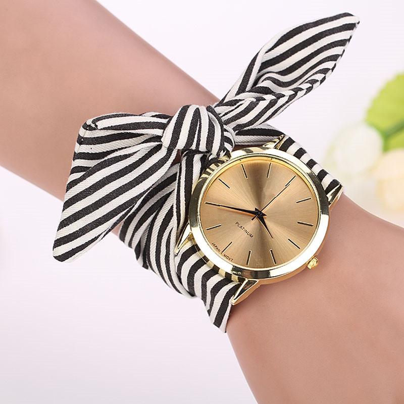 Women Stripe Zebra Lining Fashion Watch - SexyBling