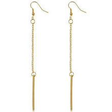 Load image into Gallery viewer, Vintage Metal Bar Long Earrings - SexyBling